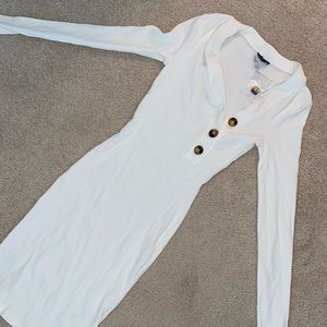 Bodycon white dress